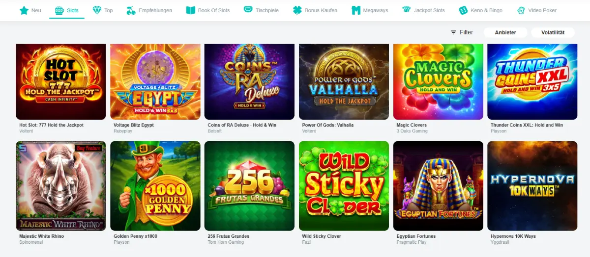spininio casino slots